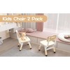 Kids Chair Set of 2 with Height Adjustable Chair, Plastic Toddler Chairs for Children Boys Girls, Kids Hammock Chair, Booster Chairs for Toddlers - 3 of 4