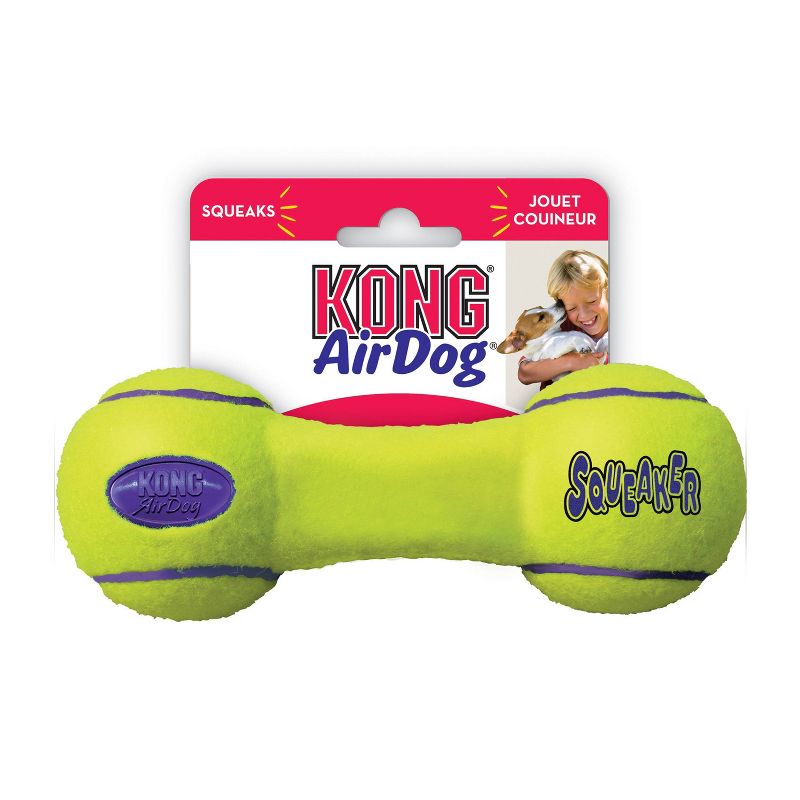 KONG Air Dog Squeaker Dumbbell Dog Toy - M, 4 of 7