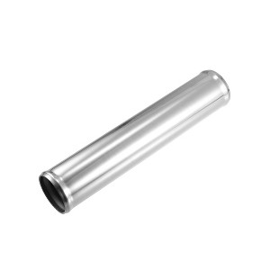 Unique Bargains Aluminum Alloy Intercooler Straight Air Intake Tube Silver Tone - 1 of 4