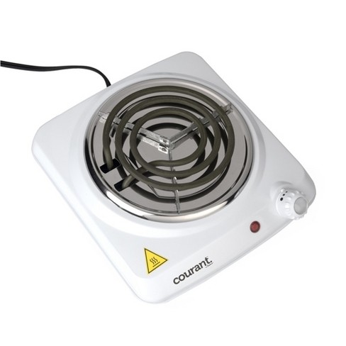 Courant 1000 Watts Portable Single Electric Burner, Stainless Steel Design  : Target