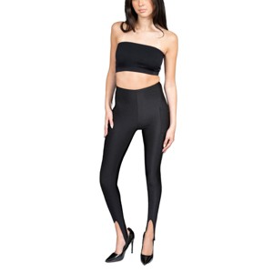LECHERY Women's Lustrous Silky Shiny Stirrup Leggings - 1 of 4