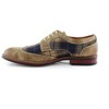 Ferro Aldo Mens Julian MFA19266A Wing-tip Plaid Spectator Derby Dress Shoes - 4 of 4