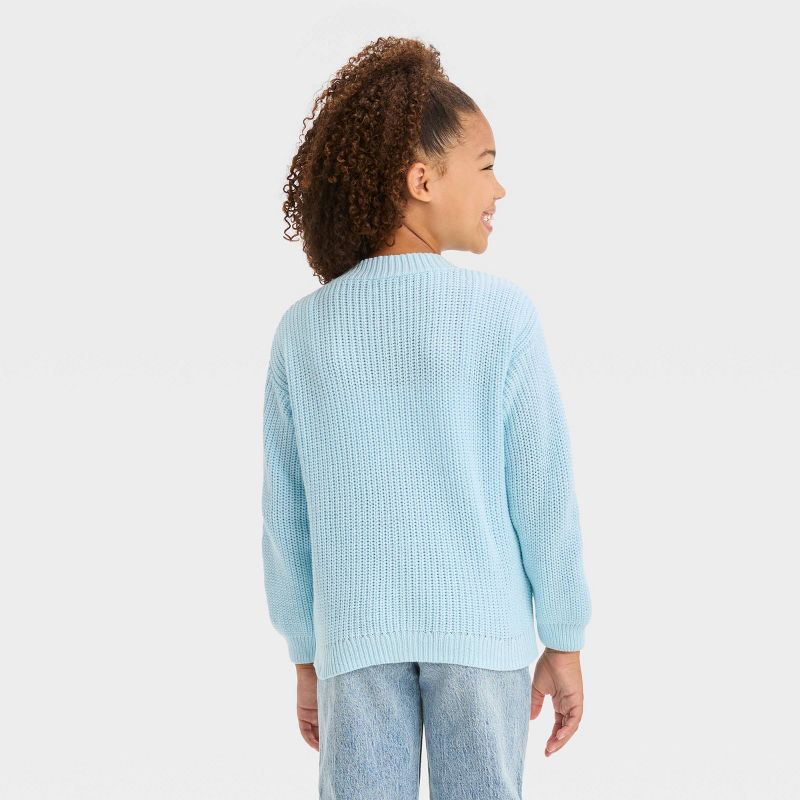 Girls&#39; Button-Front Cardigan - Cat &#38; Jack&#8482;, 3 of 10