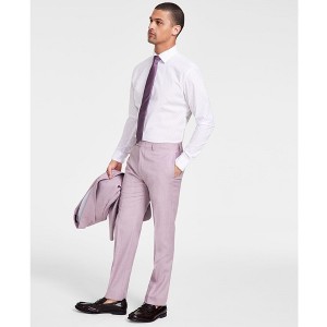 Calvin Klein Mens Wool-Blend Stretch Sharkskin Dress Pants Slacks - 1 of 1