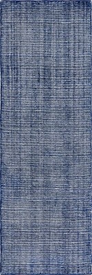 Blueberry Wool Hand-Knotted Indoor Runner Rug 2' x 6'1"