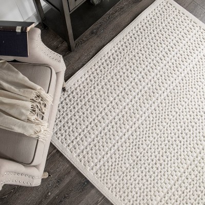 Natural Gray High Low Indoor Outdoor Area Rug