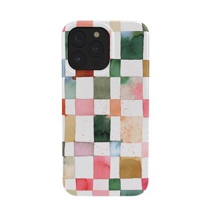 Ninola Design Watercolor checker Yuletide Snap iPhone Case - Society6 - 1 of 1