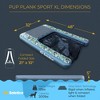 Solstice Original Inflatable Pup Plank Dog Float Floating Ramp Ladder with Drop Stitch Construction for Pools, Lake, Sea, and Ocean Use - 3 of 4