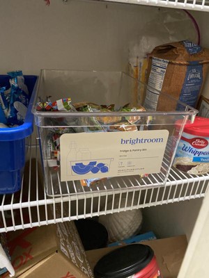 Target pantry and fridge storage bins! If you're looking for