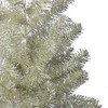 Northlight 3' Metallic Platinum Artificial Tinsel Christmas Tree - Unlit - 3 of 4
