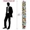 GAOMON 6 Ft Christmas Garland with Lights, Lighted Garland for Decorating Christmas, Christmas Garland Outdoor Waterproof - 4 of 4