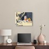 Art Remedy Paul Cezanne - Curtain and Fruit Rustic Chic Farmhouse Wall Art Unframed - 2 of 4