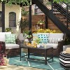 Woven Tapestry with Braid Outdoor Rug - Threshold™ - 2 of 4