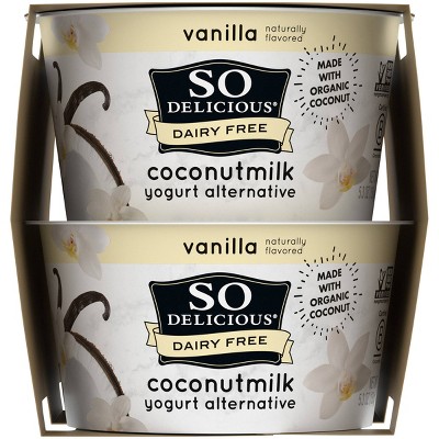 So Delicious Dairy Free Vanilla Coconut Milk Yogurt - 4ct/5.3oz Cups