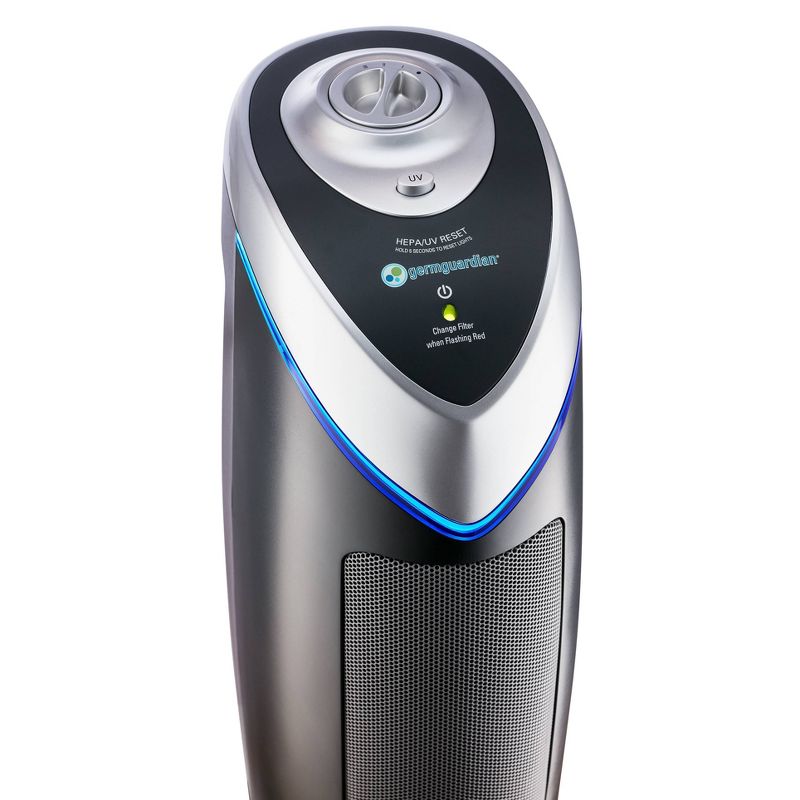 Germ Guardian Air Purifier with HEPA Filter and UVC Black, 4 of 13