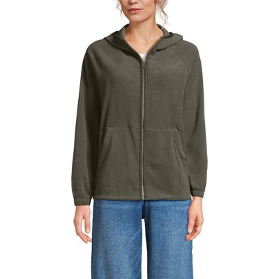 Lands' End Women's Anyweather RainDefense Fleece Full Zip Jacket