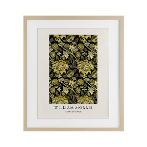 Stupell Industries William Morris Chintz The Wey Framed Print Under Glass Art - 1 of 4