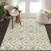 Modern Rug Non Slip Low Pile Rug Soft Stain Resistant Throw Floor Cover Foldable Indoor Carpet for Living Room Bedroom - 3 of 4