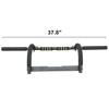 Wall Mounted Pull Up Bar Exercise Chin Bar Portable Dip Bars Multifunctional Strength Training for Indoors Home Gym Fitness Exercise Black One Size - 2 of 4