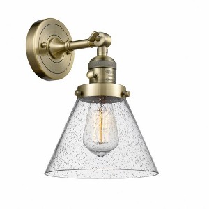 Cone - 1 Light Wall Sconce In Industrial Style-10 Inches Tall and 8 Inches Wide - 1 of 1