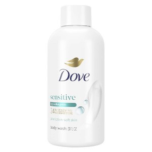 Dove Beauty Body Wash Sensitive - Scented - Travel Size - 3 fl oz : Target