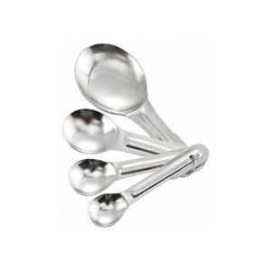Winco Measuring Spoon Set, 4-piece, Economy, Stainless Steel - 1 of 1