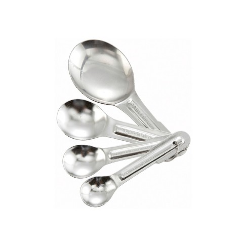 Winco Measuring Spoon Set, 4-piece, Economy, Stainless Steel : Target