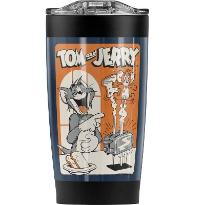 Tom And Jerry Toast! Steel Tumbler 20oz Coffee Travel Mug