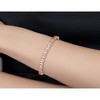 Designs By Gioelli 14K Rose Gold Over Sterling Silver Simulated Morganite Tennis Bracelet - 3 of 3