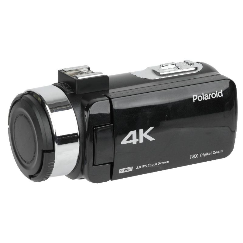 Polaroid 4K 18X Zoom Touch Screen Wi-Fi Camcorder, 4 of 16