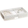 Creative Scents Quilted Mirror White Vanity Tray - 3 of 4