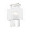 Livex Lighting Alexis 1 - Light Wall Light in  Brushed Nickel - 3 of 4