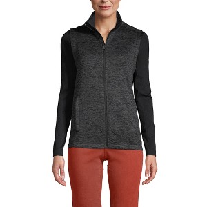 Lands' End Women's Sweater Fleece Vest - 1 of 4