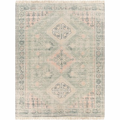 Hauteloom Foraker Sage Green Cotton Rug