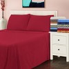 Heavyweight Cotton Flannel Solid or Trellis Deep Pocket Sheet Set by Blue Nile Mills - 4 of 4