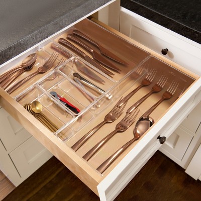 Sorbus 5-Piece Kitchen Drawer Organizer Set - Great Organization Solution for Any Kitchen Drawer (3 Small, 1 Medium, 1 Large) — фото 5