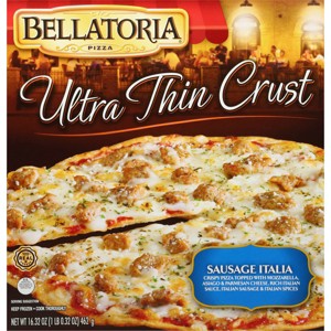 Bellatoria Ultra Thin Crust Italian Sausage Frozen Pizza - 16.32oz - 1 of 4