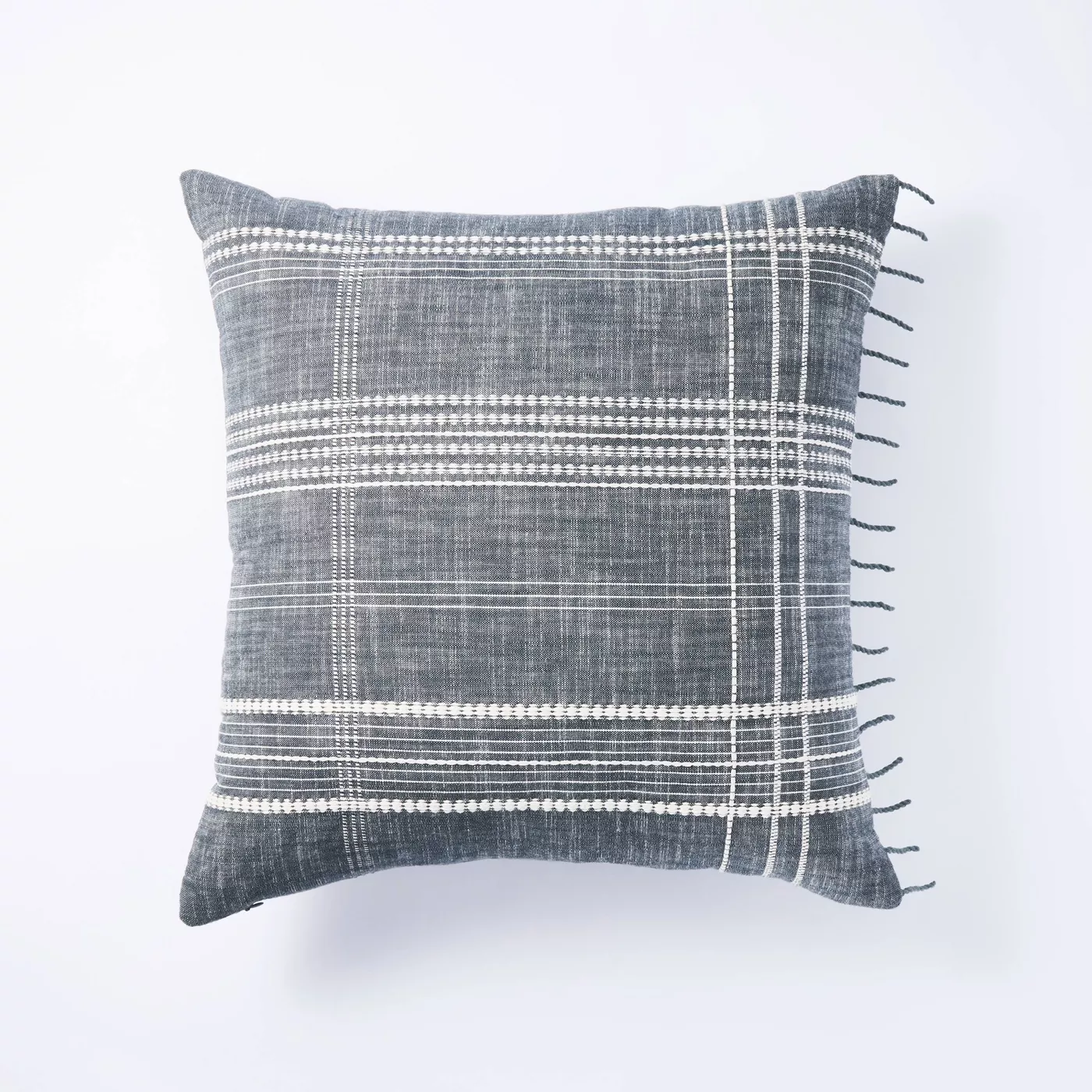 Woven Plaid Pillow Blue - Threshold™ designed with Studio McGee. #throwpillow #homedecor #studiomcgee