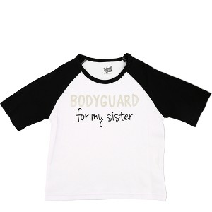 Pavilion Gift Company - Bodyguard - 3T 3/4 Length Black Sleeve Shirt - Shirts - 1 of 4