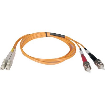 Tripp Lite 2M Duplex Multimode 62.5/125 Fiber Optic Patch Cable LC/ST 6' 6ft 2 Meter - LC Male - ST Male - 6.56ft