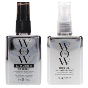 COLOR WOW Dream Coat Supernatural Spray 1.7 oz & Extra Strength Dream Coat Ultra-Moisturizing Anti-frizz Treatment 1.7 oz Combo Pack - 1 of 4