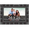 PosterPalooza | 36x26 Wide Bamboo Picture Frame, UV Acrylic, 4 Finishes - Brown, Black, Silver, and Natural - 2 of 4