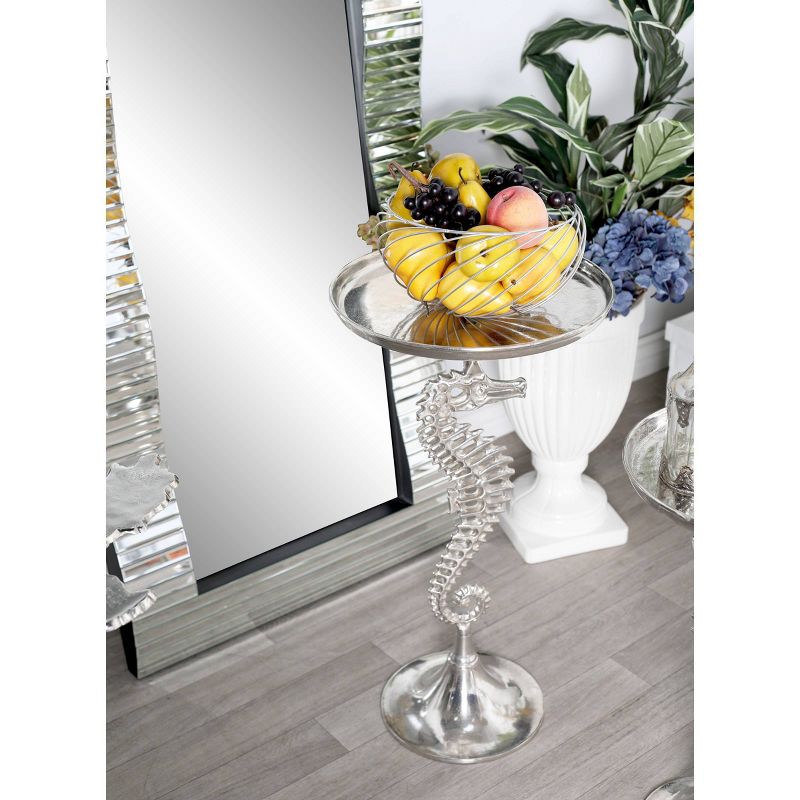 Seahorse Accent Table Silver - Olivia &#38; May, 3 of 6
