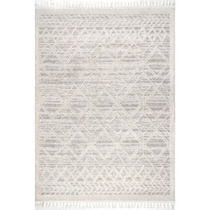 Nuloom Ansley Moroccan Lattice Tassel Indoor Area Rug - 1 of 4