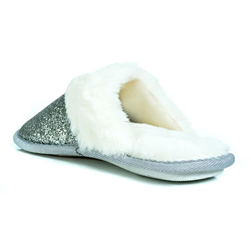 Limited Too Kid's Cozy Glitter Scuff Slipper for Kids, 3 of 6