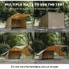 Naturehike Mountain Stream Military Tent – 4 Season 1 Person Hot Tent with Stove Jack, Breathable TC Cotton, Large Vestibule for Camping & Hiking - 4 of 4
