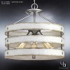 Urban Ambiance Luxury Modern Farmhouse Chandelier / Ceiling Fixture,  13-1/2"H x 17"W,  Galvanized Steel, UHP2471 - 4 of 4