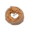Gulches Foldable Cat Tunnel Bed with Washable Design, Comes with Hanging Toys and Mat, Coffee Brown Color - 3 of 4