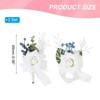 Unique Bargains Satin Romantic Durable Elegant Rose Corsage and Boutonnieres Set 2 Pcs - 2 of 4