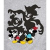 Men's - Disney - Mickey And Minnie Scared Shadows Graphic Fleece Sweatshirt - 2 of 4